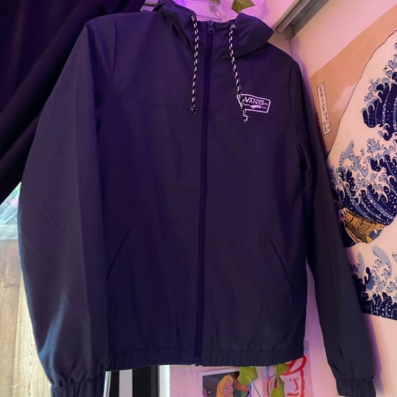 purple vans windbreaker